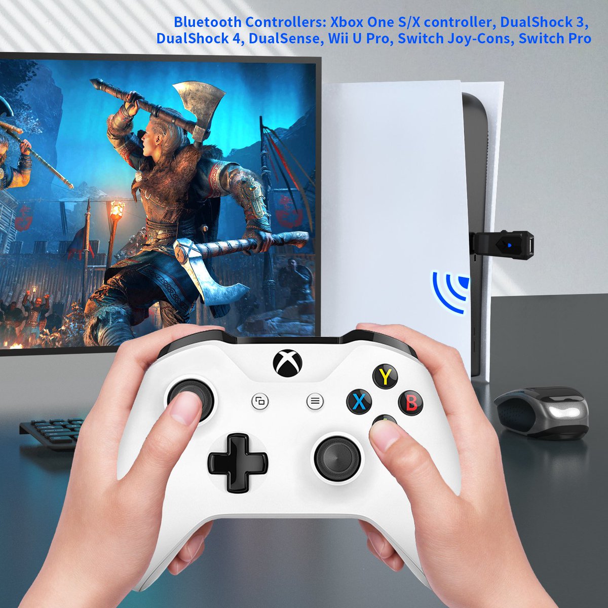 Svigortech's tweet photo. New arrival JYS-P5146 magic adapter allows you to use different game pads and Bluetooth headset on cross- platforms.
#ControllerAdapter #AudioAdapter https://t.co/NatRmwAnz5