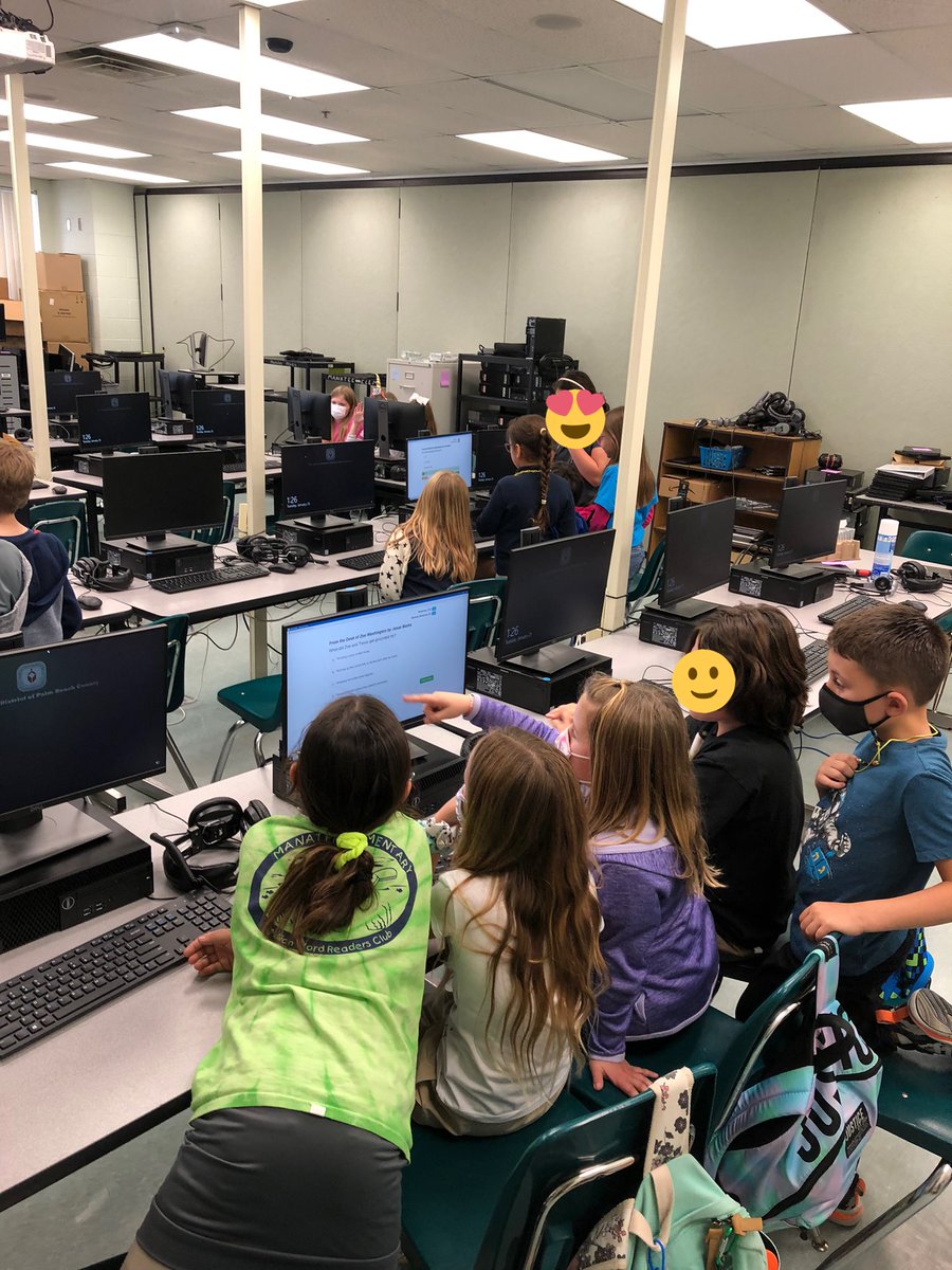 ManateeESMedia's tweet image. Let the Battle begin. Or third grade teams battled it out with the top scoring team scoring a 92! Can’t wait to see what our fourth graders do tomorrow!#BOB #LoveMyLibrarypbcsd #pbcsd