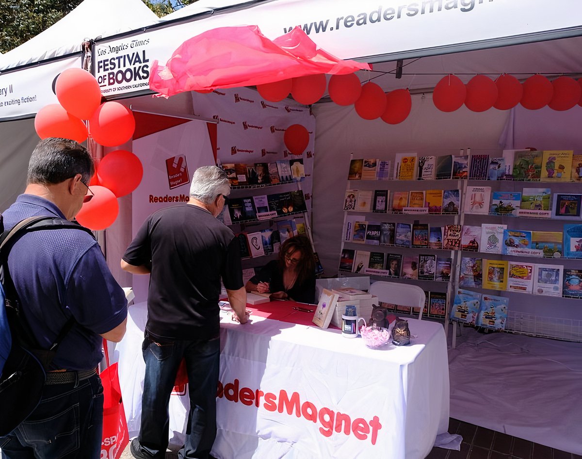 readersmagnet's tweet photo. "Book fairs are portals to the endless world of imagination." 🤩
This 2022, ReadersMagnet joins one of the famous book fairs, the Los Angeles Times Festival of Books. 🙌
Visit https://t.co/wPoIvxypTK to sign up!
#readersmagnet #TFOS #TFOS2021 #thefestivalofstorytellers https://t.co/FrGe0mzC4T