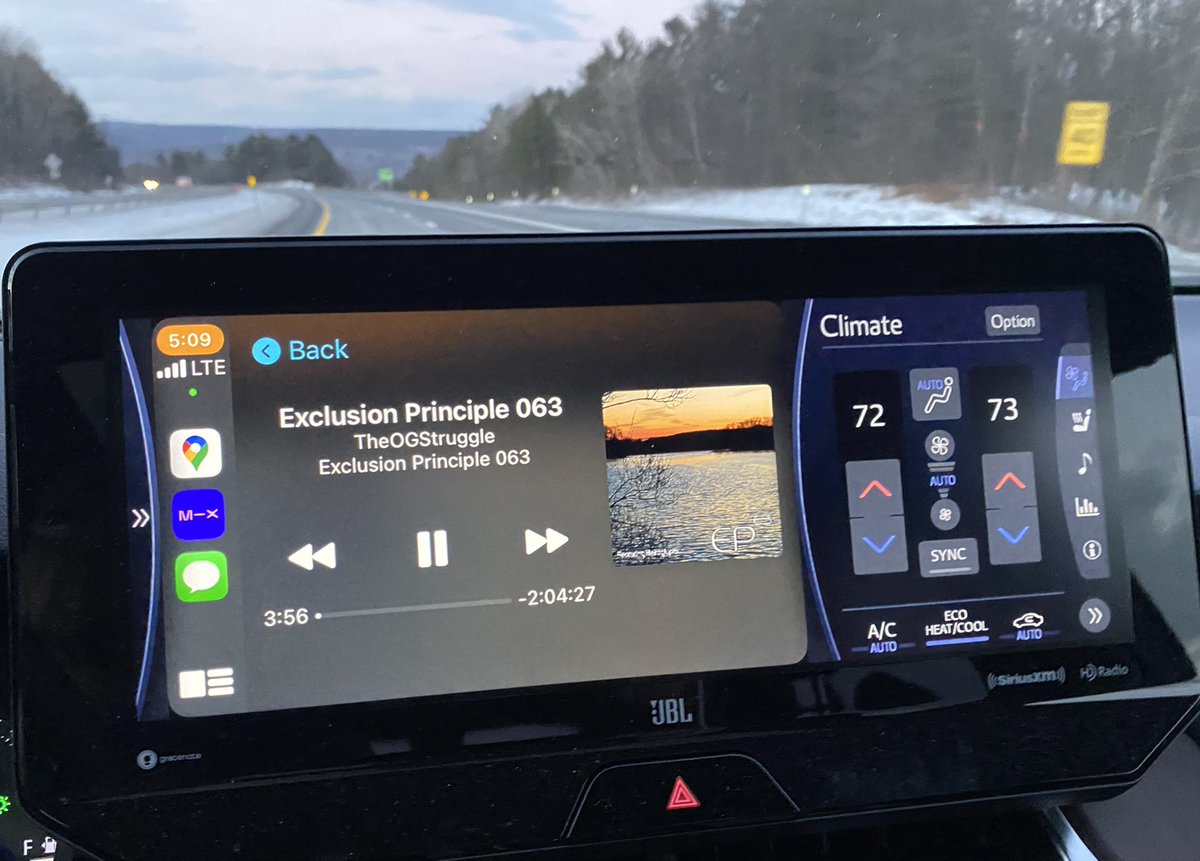 CyberMurphy's tweet photo. I was vibing to some @TheOGStruggle beats laid down by Heiroglyphx during my 5 hour long drive to Syracuse today.  Nothing like some electronic music to keep you awake on that long drive. 🎶 https://t.co/LNW2QEpP8z