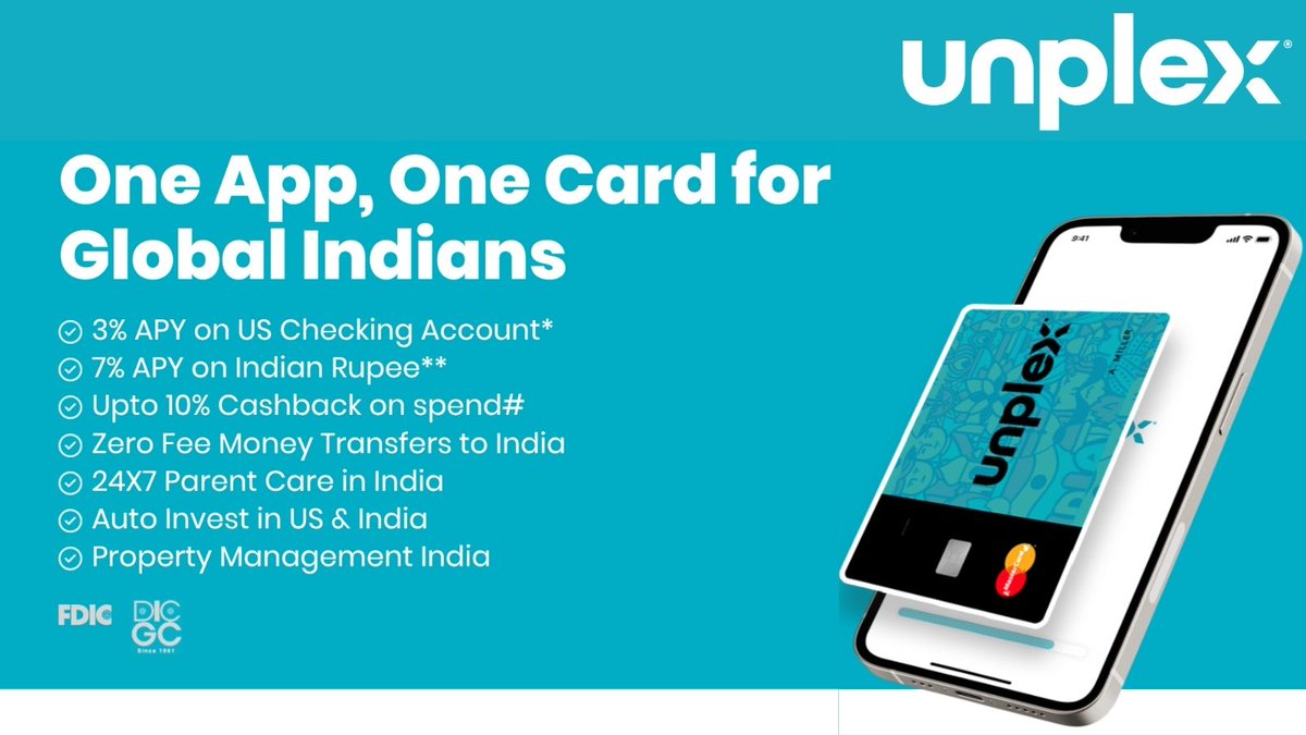 Unplex1's tweet photo. Building Unplex, the first Neo Bank for Global Indians (NRIs). Help us build the ultimate banking experience for Global Indians by joining our waitlist at https://t.co/JGj2cr0jBV

#banking #nri #neobank #fintech #digitalbank #communitybanking #indiansinusa https://t.co/tozeavDfEM