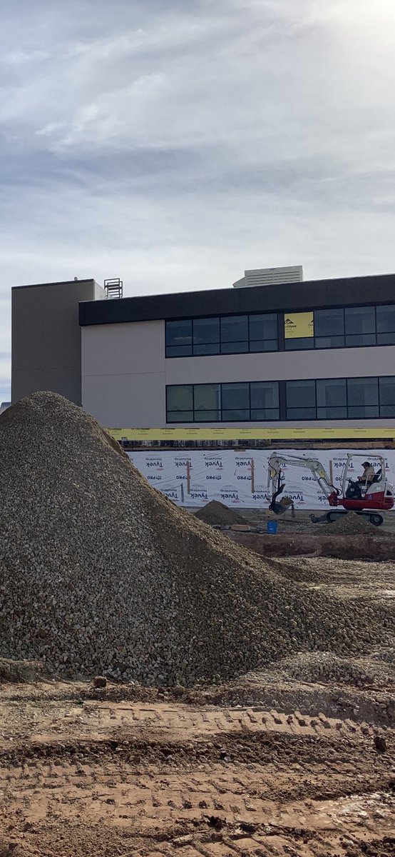 Some of the team is putting the finishing touches on the office space for the Stillwater Medical Blackwell staff, while others continue underground plumbing rough in out in the cold! <a href="/SMCHR/">Stillwater Medical</a> <a href="/HFGarchitecture/">HFGarchitecture</a> <a href="/McCownGordon/">McCownGordon</a>