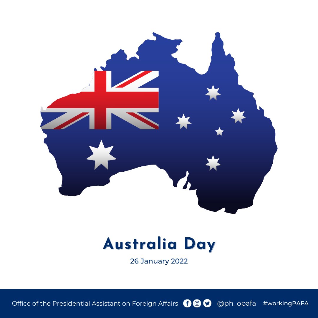 ph_opafa's tweet photo. Happy Australia Day! Mabuhay!
#WorkingPAFA #DuterteLegacy @pcooglobalmedia @AusAmbPH https://t.co/3mr95KFGlA