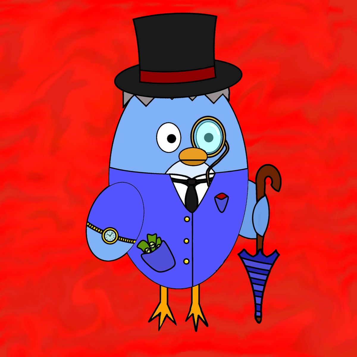 LittleMaker3's tweet photo. The Gentleman chick is now out on : ➡️https://t.co/Z0DjgdW3Vi⬅️
Go check it out and follow my twitter so we can grow the community! (They are all hand drawn!) #NFT #NFTartists #NFTGame #NFTProject #nftcollector #NFTCommmunity #GENTLEMAN #birds #NFTSold https://t.co/M626oTXYFM