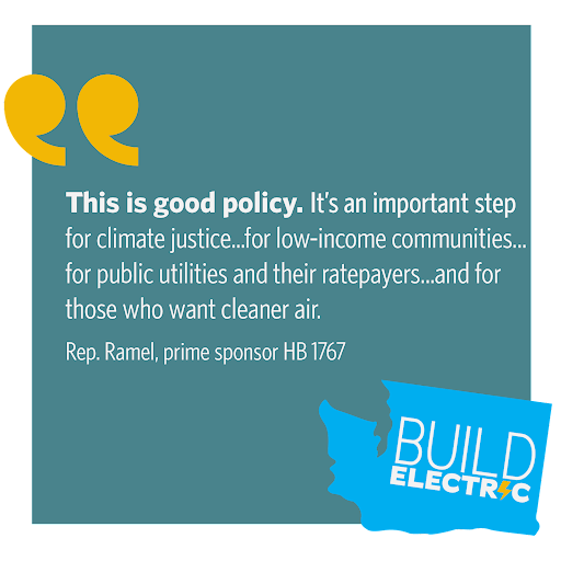 ClimateJoelle's tweet photo. “This is good policy.” HB1767 will help utility customers choose #100percentclean electricity to heat their homes. https://t.co/VPvXd1MEyt