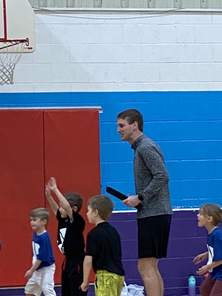 FGernstein's tweet image. Not only does coach @marcusehrke coach @GI_Volleyball, he also coaches basketball! Great job coach! So much fun!