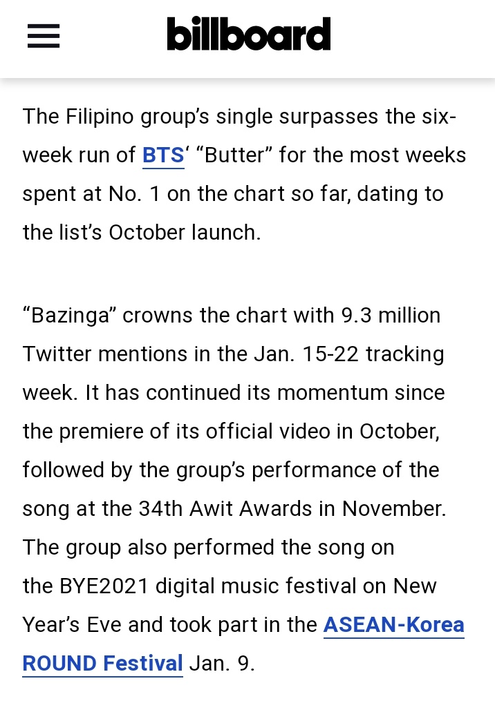 JahdeGem's tweet photo. 9.3 million twitter mentions... wow, you made it possible. Congratulations, fam and mahalima! Lalakas niyo talagaa

PABLO HindiKo2Gusto
@SB19Official #SB19

Listen to #Bazinga_SB19 https://t.co/map1CIFSVY