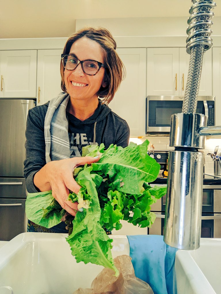 ybruzual's tweet photo. 🌮 🥬Special #TacoTuesday at our house. This lettuce was grown at our son's school garden. #fresh #lettuce #healthy #impressed #socrisp https://t.co/F9L0CcOQbF