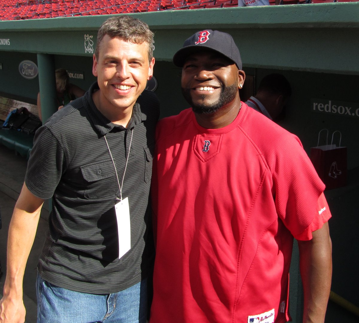 russnelligan's tweet photo. Congrats @davidortiz... You overcame this photo with me and still made it to the @baseballhall.  I was on the top step... You were not  #HOF2022 https://t.co/DQHe3YlHsJ