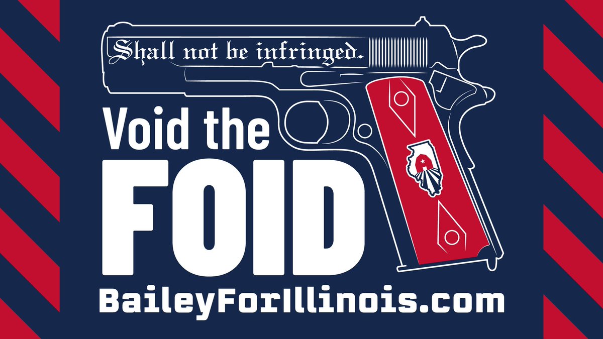 DarrenBaileyIL's tweet photo. The right to protect yourself and your family isn’t a privilege of the elite, it’s a God-given constitutional right for every honest and law-abiding American. I support eliminating unnecessary FOID cards and passing constitutional carry. #VoidTheFoid #twill https://t.co/Fw8zsEUukE