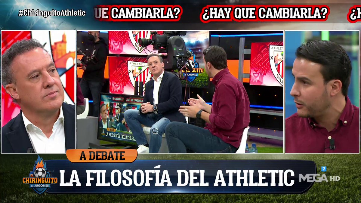elchiringuitotv's tweet photo. ❌"La FILOSOFÍA del ATHLETIC NO hace AFICIÓN"

‼️"Niños nacidos en Albacete o Sevilla y sean del ATHLETIC, NO PODRÁN cumplir su SUEÑO de jugar en su equipo"  

Lo dice @JuanfeSanzPerez en #ChiringuitoAthletic https://t.co/MUeCmhXdfO