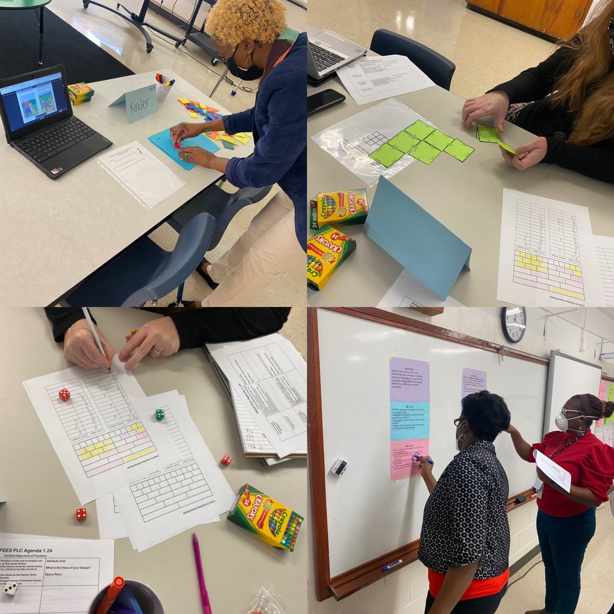 astone0812's tweet image. Yesterday our 3-5 teachers and support staff participated in a Geometry/Fraction Vertical Alignment PLC. They left with challenging standard based station ideas! Shoutout to @RebekahWoodruf1 for the PLC idea! @EasleyElem @CumberlandCoSch @simc2004 #ccsk5math #feesallstars