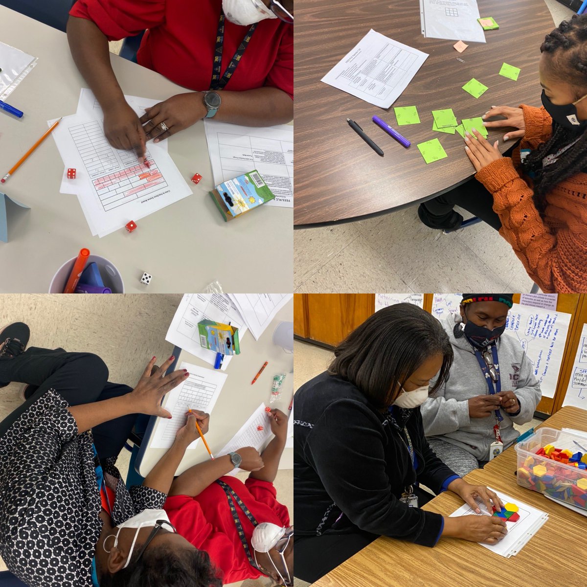 astone0812's tweet image. Yesterday our 3-5 teachers and support staff participated in a Geometry/Fraction Vertical Alignment PLC. They left with challenging standard based station ideas! Shoutout to @RebekahWoodruf1 for the PLC idea! @EasleyElem @CumberlandCoSch @simc2004 #ccsk5math #feesallstars