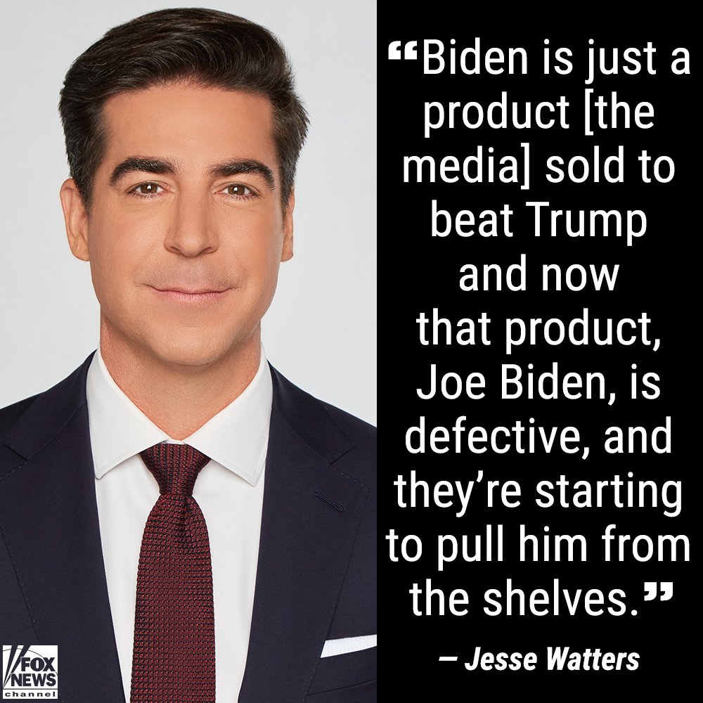 FoxNews's tweet photo. BLUE-COLLAR LIE: @JesseBWatters shreds liberal news outlets for creating faulty narrative about ‘working-class’ Joe when the president’s proven to be anything but. https://t.co/IwTlRcYqoi