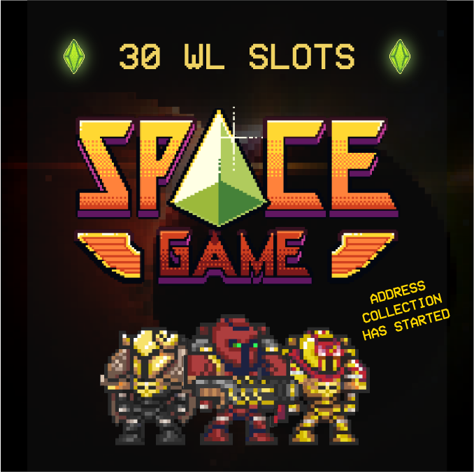 🏆[⁺+WL GIVEAWAY+⁺]🏆
ADDRESS COLLECTION HAS STARTED SO WE ARE GIVING AWAY ANOTHER 30 WL SLOTS.

All you have to do is :

1⃣Follow <a href="/spacenftdotgame/">Space Game: Cosmic Dominion</a>
2⃣Like &amp; RT this tweet.
3⃣Tag your friends. 

This lasts 24 Hours! 
✨Goodluck✨