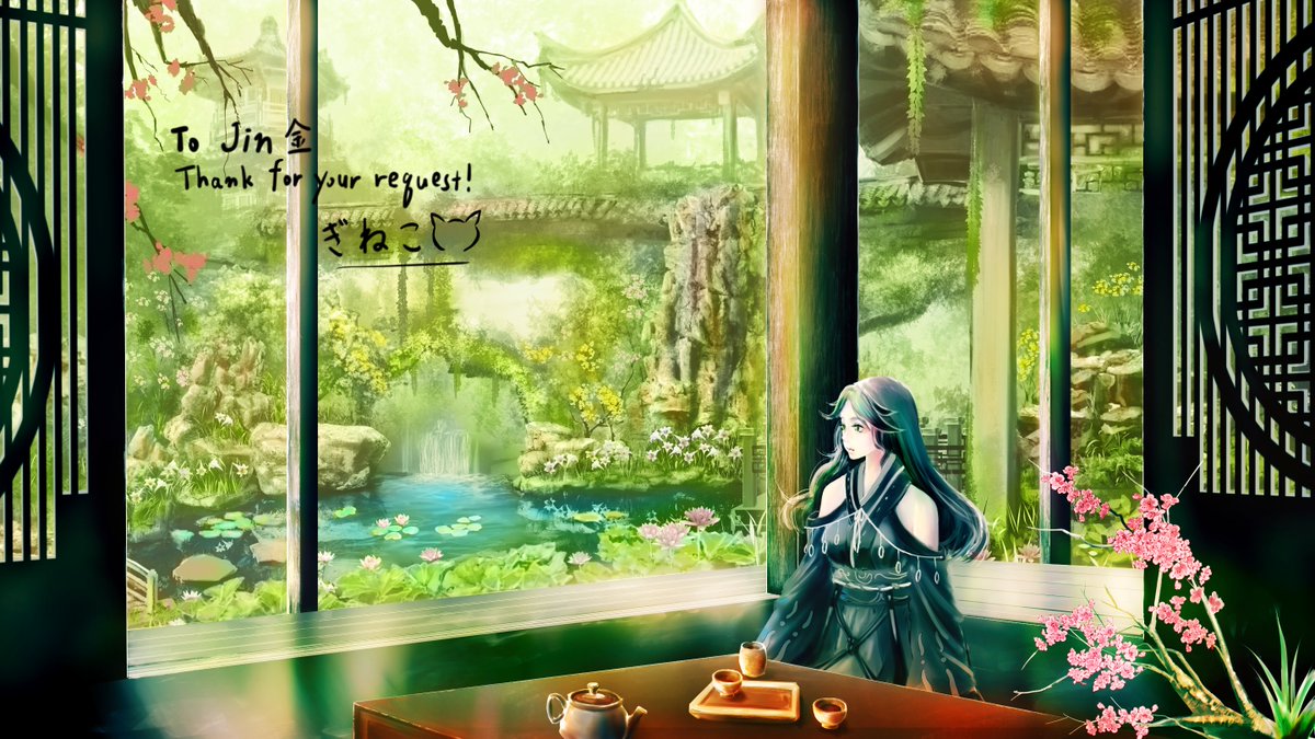 JinBaigujing's tweet photo. Reposting because I have a new Art Tag: #jinllustration. Meditative tea time art by @hobbyist777~ My favorite tea is oolong or chrysanthemum. What's yours? https://t.co/IgzhjEKapU