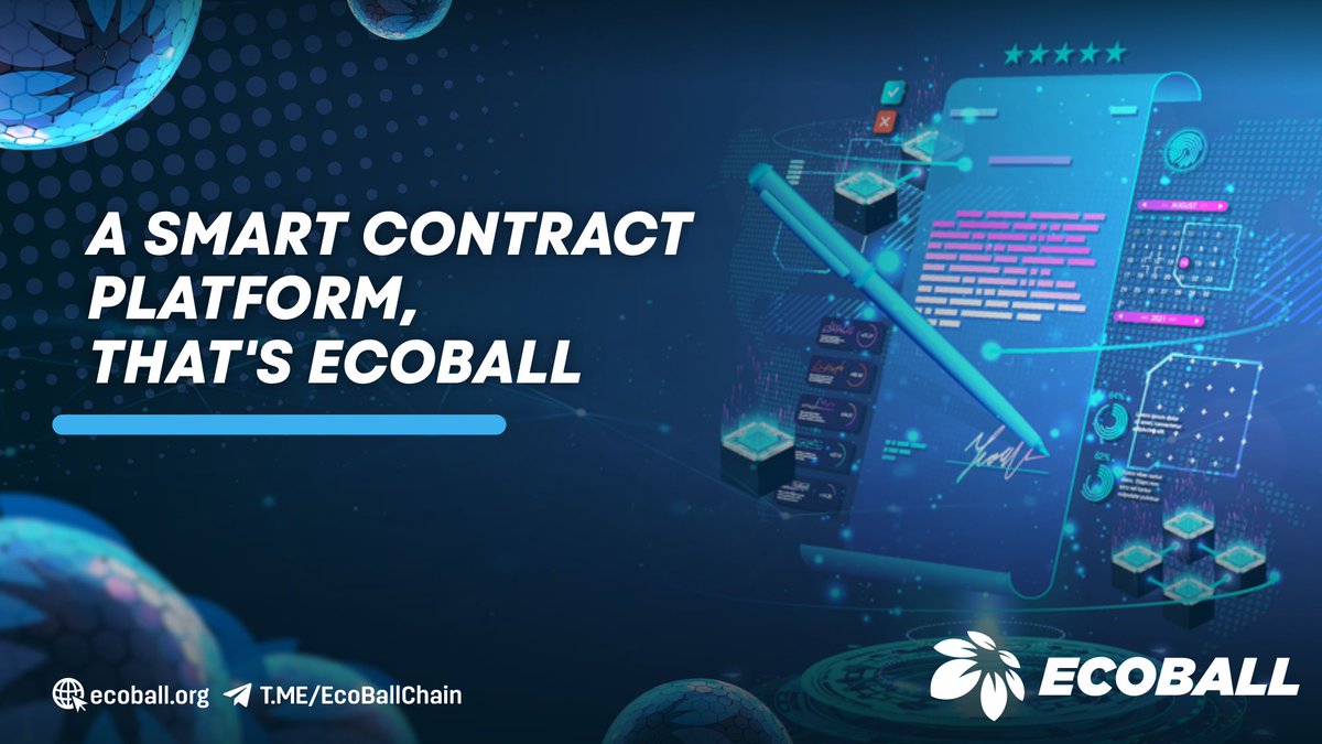Since its inception with the emergence of the #EVM, smart contracts have revolutionized the way we think about decentralized economies.
EcoBall was born with native support for EVM and has the efficiency of a DPoS algorithm.
join us.

#Ecoball #Blockchain #exabc #GameFi