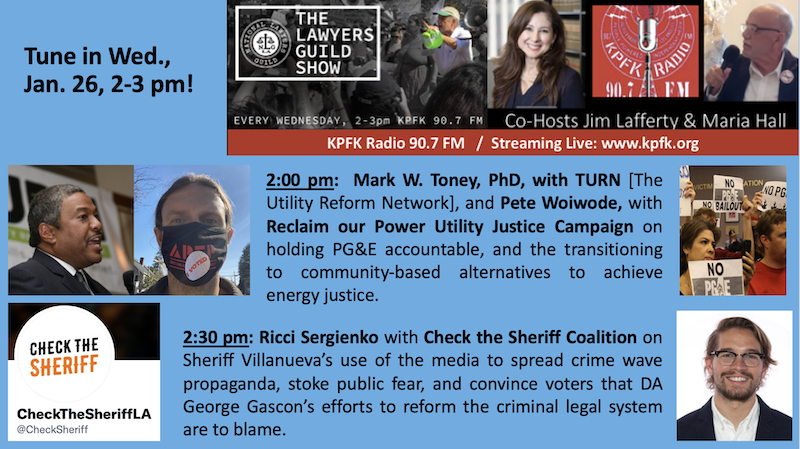 utilityjustice's tweet photo. Join us tomorrow at 2pm on @KPFK radio with @UtilityReform's Mark Toney and host Maria Hall as we talk about the fight for utility justice, energy democracy, and cancelling PG&amp;E's #licensetoburn! https://t.co/hI6z238n4j