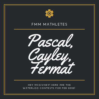 fmm_mathletes's tweet photo. Hey McGivney! If you are interested in testing your math skills, here are some more Waterloo contests coming up, and we want you to sign up! To do so, you can visit Ms. Phillips in Room 306 or Ms. Poshjari in Room 310, and the cost will be $5, due by February 4th. Good luck! https://t.co/CKbfWKvhuE