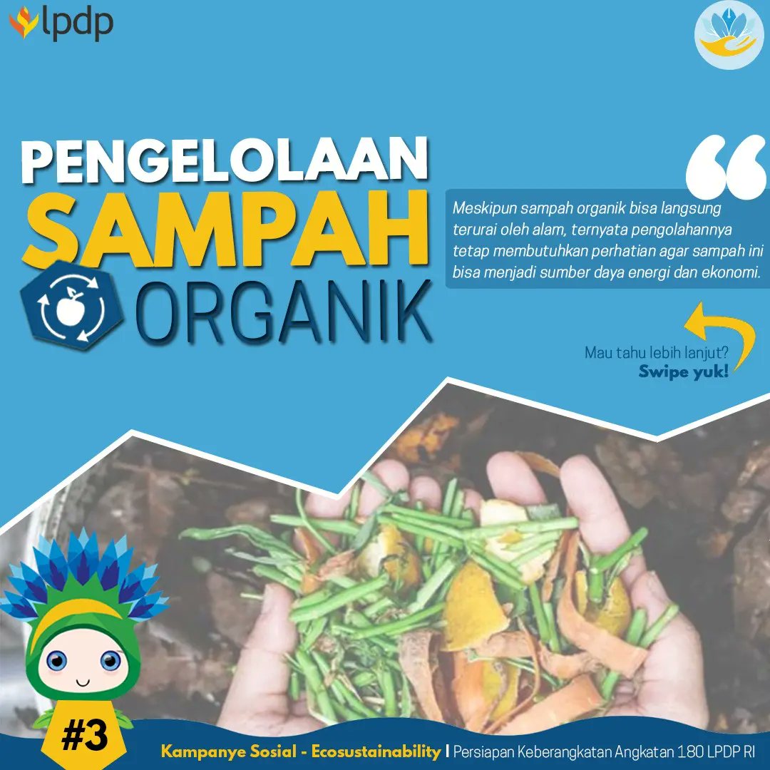 rinirnf's tweet photo. Sampah punya dua sisi yang berbeda. Sampah bisa berpotensi merusak lingkungan atau bisa menjadi sumber daya baru. Pilihannya ada ditanganmu!!!

Padma Wijaya for Eco-sustainability
@lpdp_ri @pk180lpdp
#DiriUntukNegeri https://t.co/UXAnx3NNMT