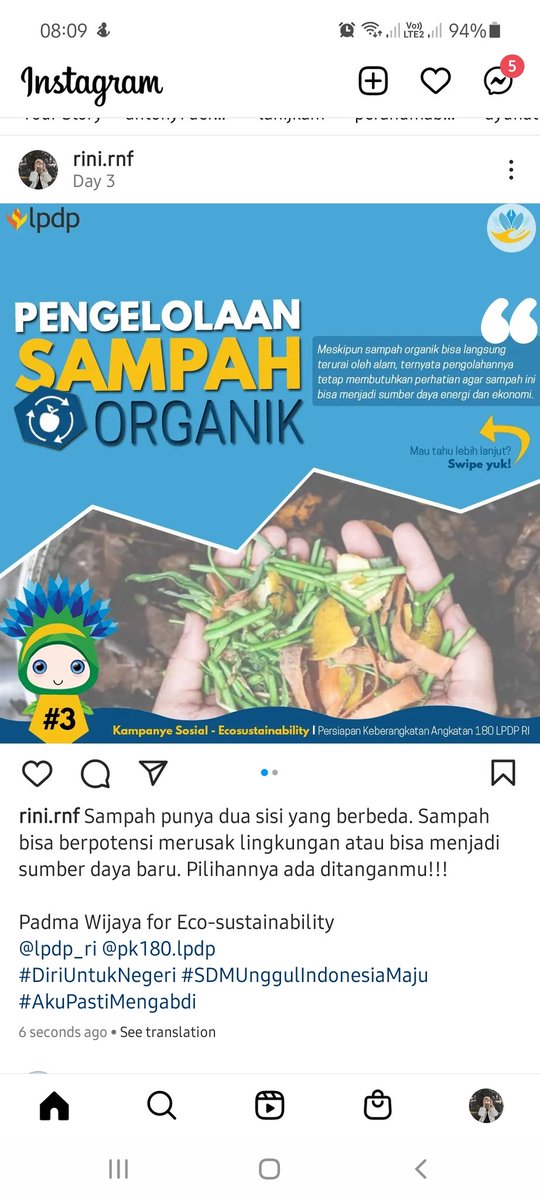 rinirnf's tweet photo. Sampah punya dua sisi yang berbeda. Sampah bisa berpotensi merusak lingkungan atau bisa menjadi sumber daya baru. Pilihannya ada ditanganmu!!!

Padma Wijaya for Eco-sustainability
@lpdp_ri @pk180lpdp
#DiriUntukNegeri https://t.co/UXAnx3NNMT