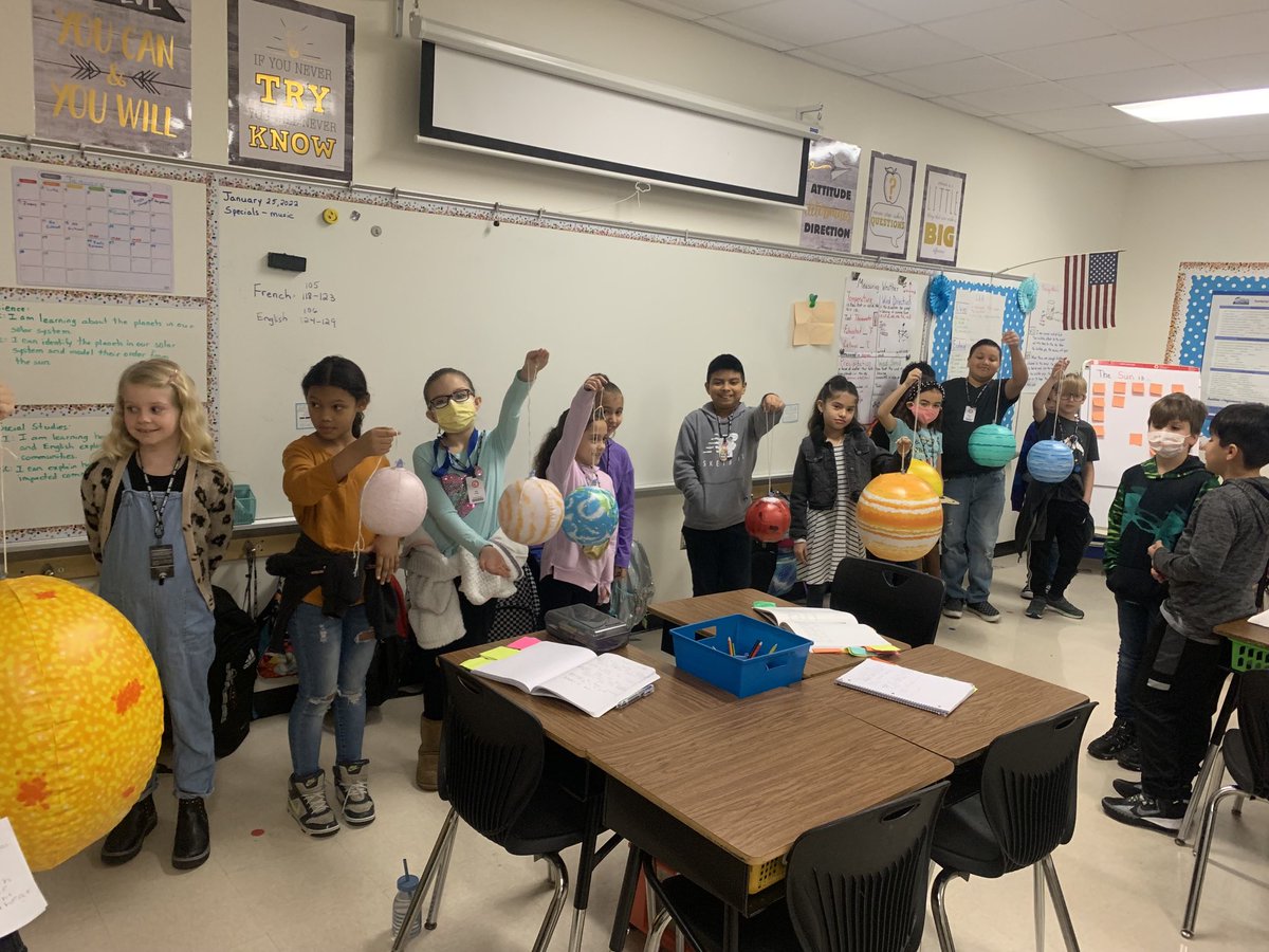 DesireeOlmos3's tweet photo. ⁦@FEScomal⁩ Thank you Freiheit PTA for our solar system model. We loved modeling the relative distance from the sun! https://t.co/tqcLVaRnL3