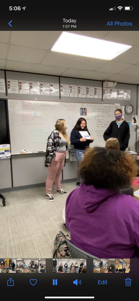 bhs_jagk's tweet photo. Practicing public speaking by telling a story about an inanimate object, animal, place and emoji = learning and fun! #laughingwhilelearning #tpod #jag_kansas https://t.co/tnAoUCxSpO