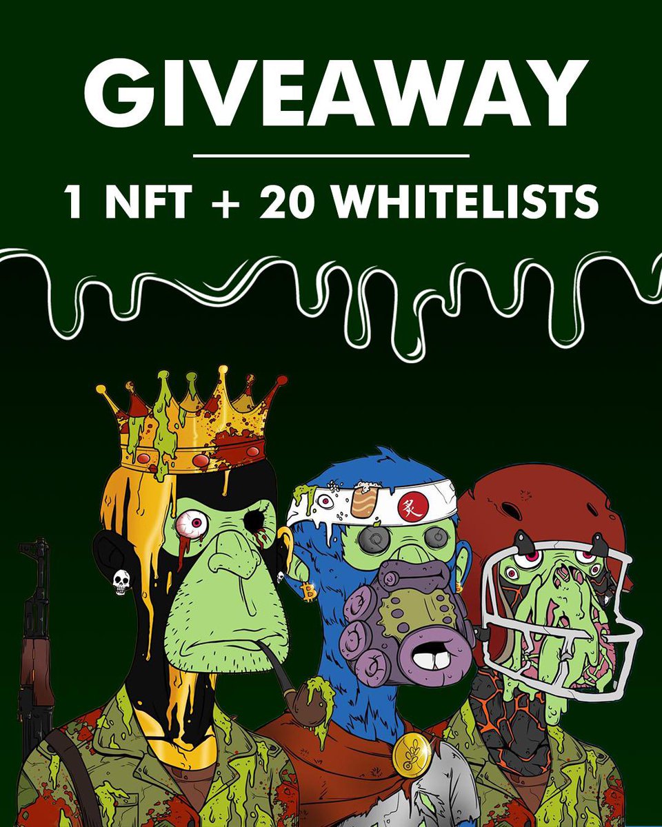 GIVEAWAY ALERT 🚨 To celebrate the lauch of the MUTANT APE PLANET #NFT collection We’re giving away 1 NFT + 20 WL SPOTS (Results in 48h) To enter: 1️⃣ Follow us - @mutantapeplanet 2️⃣ Like and RT 3️⃣ Join our Discord (link in bio) 4️⃣ Tag 3 friends 🌐 Good luck 🐵🧪
