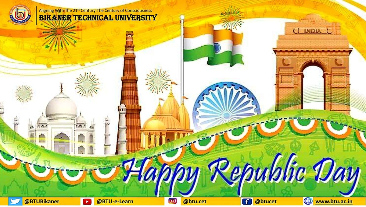 Greetings on the eve of India's 73rd  Republic Day. #RepublicDay #RepublicDayIndia