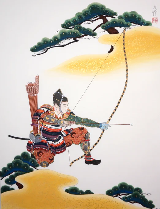 わたくし、牛若丸推しなので確かに若年モチーフの絵が多くなっちゃうんですけど、
活動当初は素敵なお兄様もたくさん描いていました。

#2022年になったのでフォロワーさんに自己紹介しようぜ 