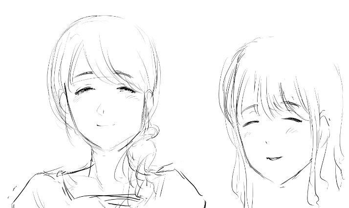 昨日ド深夜に描いたほうのやつ 