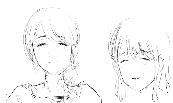 昨日ド深夜に描いたほうのやつ 
