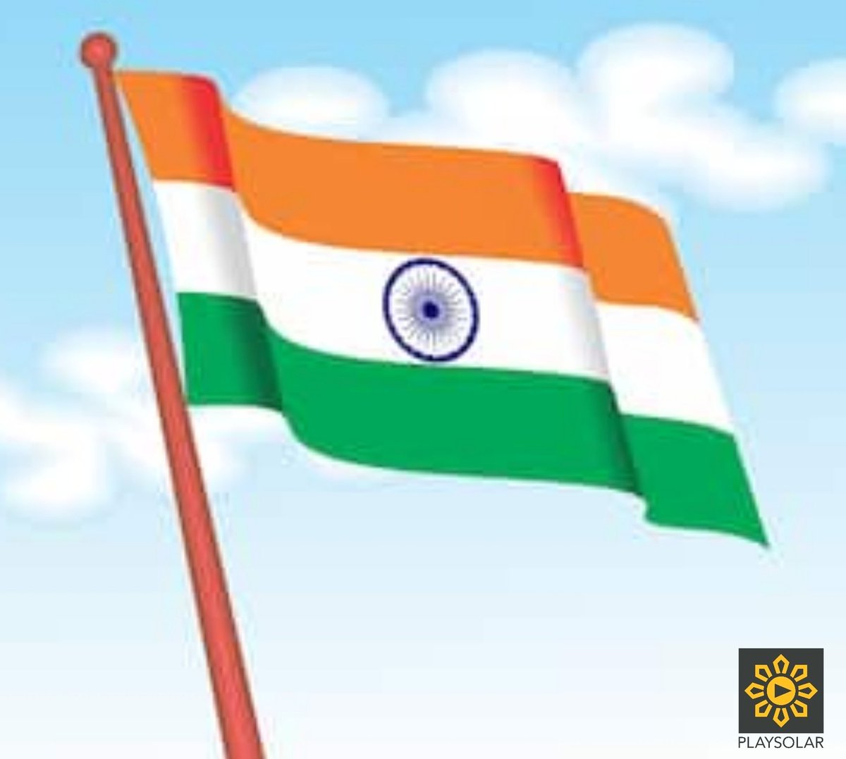 PlaySolar's tweet photo. This Republic Day, let's take the pledge to create an ever cleaner, greener India! Happy Republic Day All!! #RepublicDay #India #LetsPlaySolar #greenindia #greenindiacleanindia https://t.co/SgmsW4BGcy