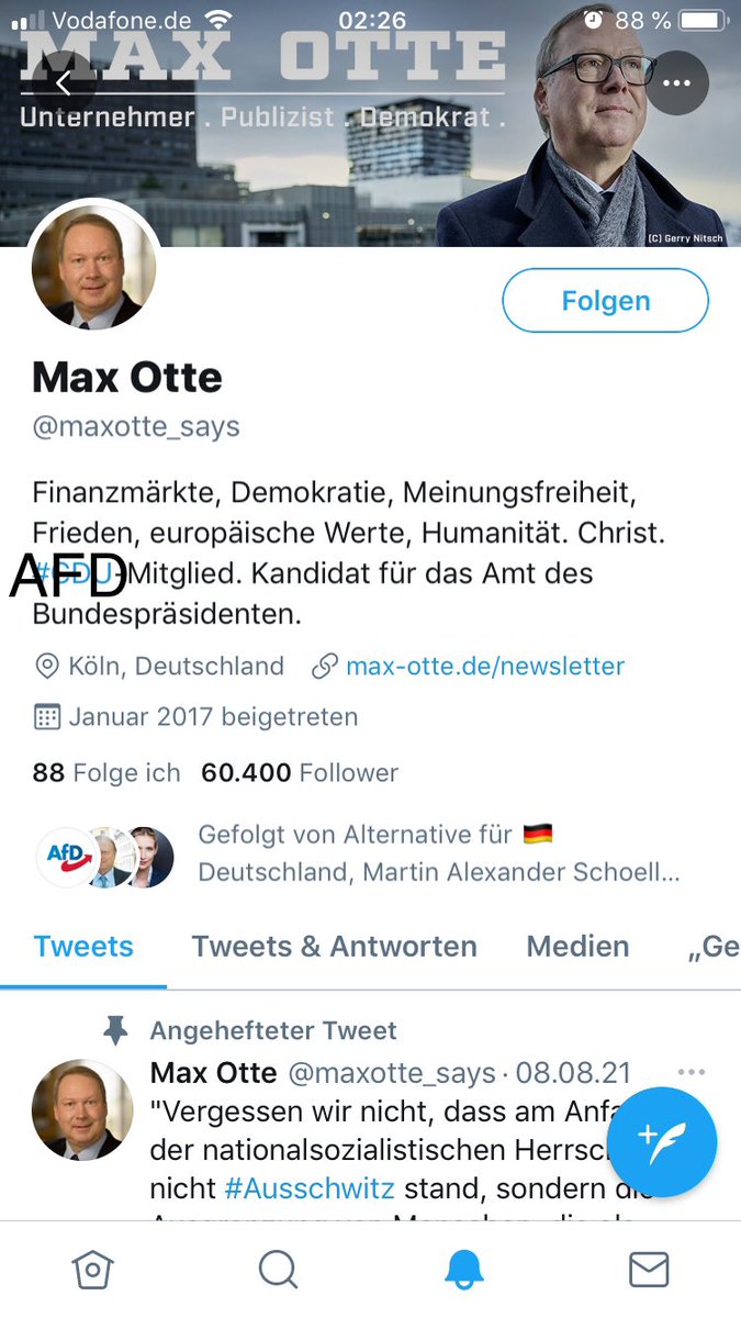 LordTELD's tweet photo. Hab das mal für ihn bearbeitet #otte #noafd #bundespraesident #CDU https://t.co/UOQ1UNISec