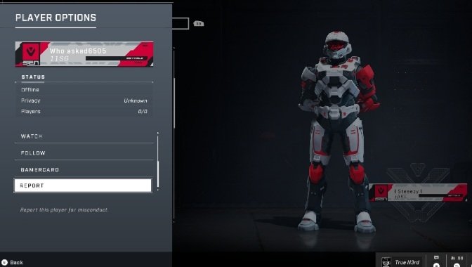 TrueN3rd's tweet image. So this human garbage shouts "shut up you stupid fucking ni**er" upon my first call out in rank onyx. Be better people, be better #HaloInfinite