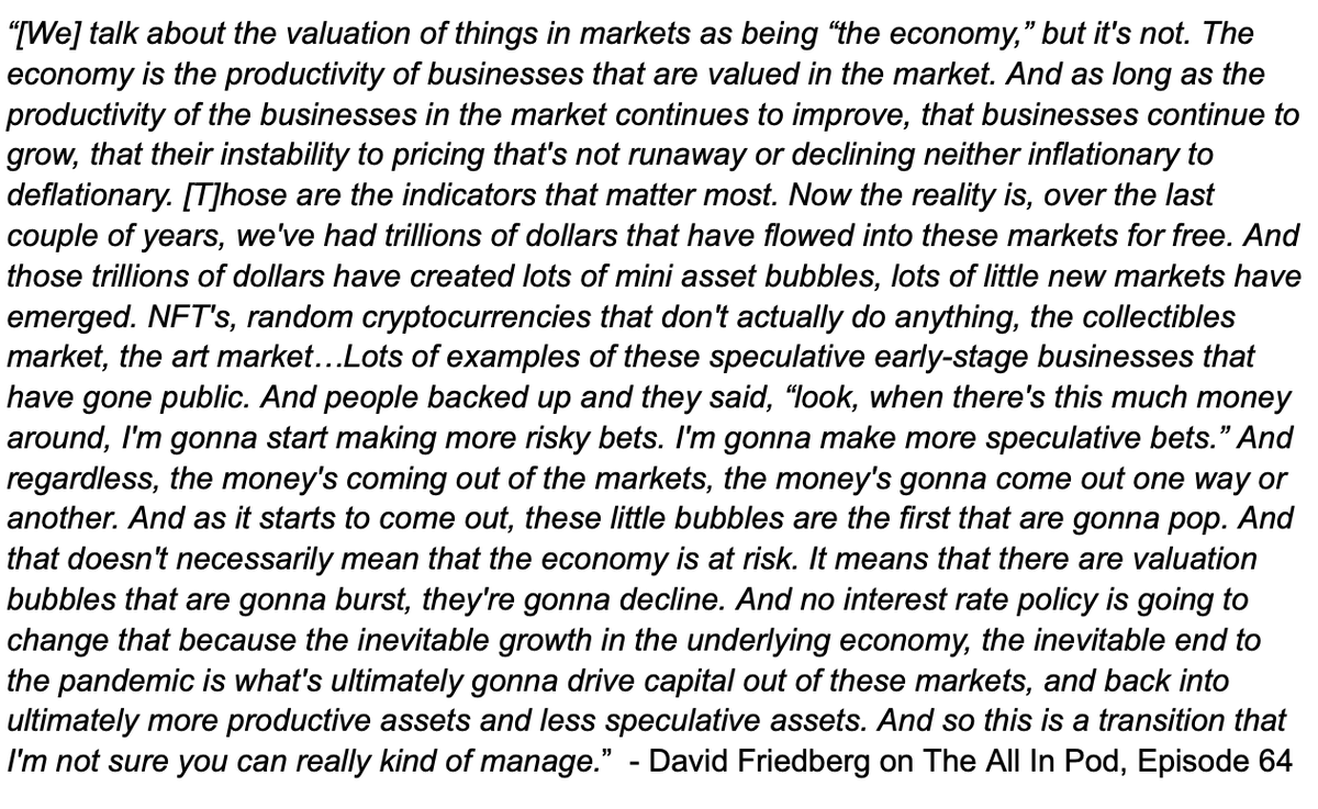 semil's tweet photo. I like this passage from @friedberg in the last @theallinpod E:64 on the state of the U.S. markets: https://t.co/8UKUTPsSLf