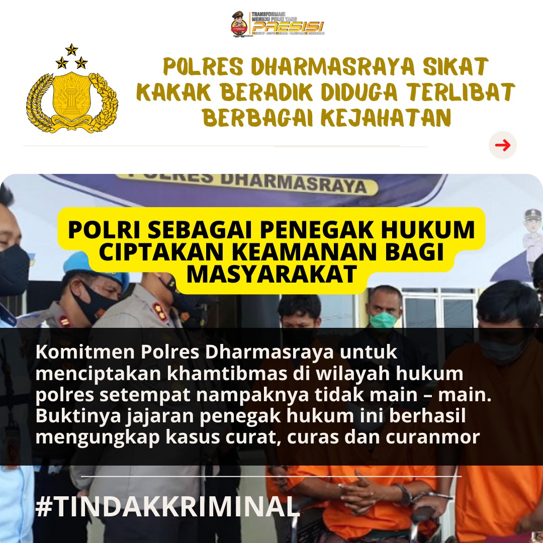 INDONESIAHits2's tweet photo. Komitmen Polres Dharmasraya untuk menciptakan Kamtibmas wilayah hukum 
IKN Pemerataan Pembangunan https://t.co/EKEHl0zahD