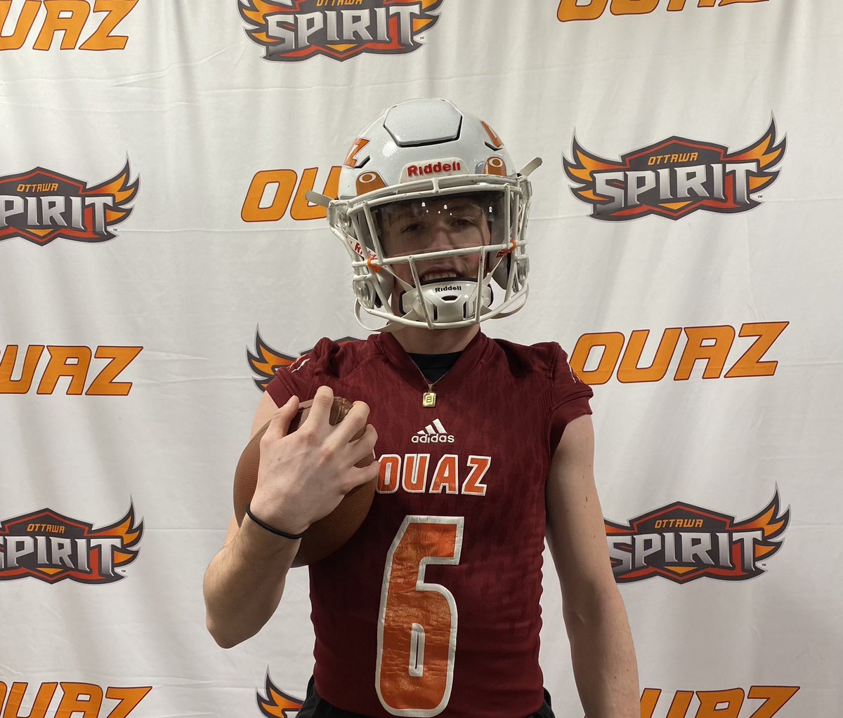 After a great visit with <a href="/OUAZFootball/">OUAZ Football</a> i am blessed to receive an offer from Ottawa University of Arizona and shout out <a href="/CoachVizcaya20/">Coach Vizcaya</a> <a href="/CoachAngelOrtiz/">Coach_Ortiz_WR’s</a> for this great opportunity! <a href="/damonspeaks1217/">Coach jenkins</a> <a href="/NSAbarbell/">NemesisSportsAcademy</a> @CompleteQB12 <a href="/prepsrecruit/">Preps Recruiting</a>