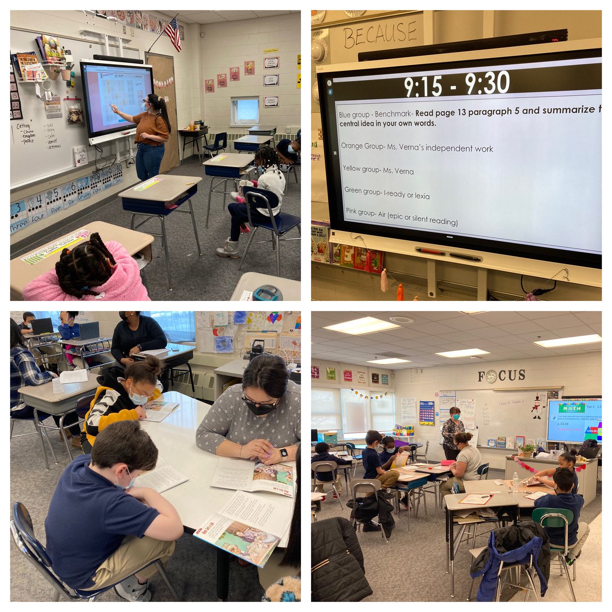 Two days in-2 Walkthroughs-Math &amp; ELA! #calibration #InstructionalVision #feedback #progress #DME