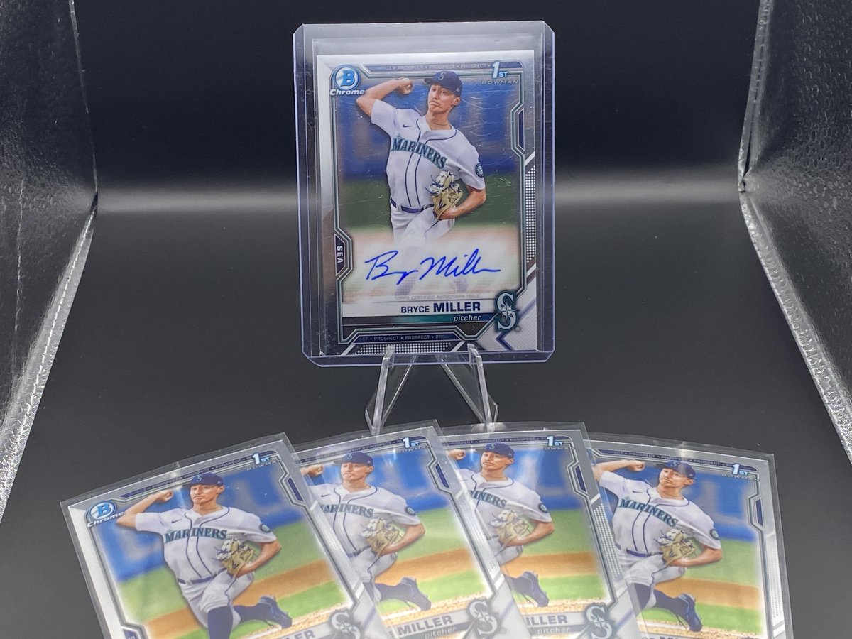 ram_cards's tweet photo. Anyone PC Mariners? RTs appreciated!!
Harry Ford Lot (1st &amp; Genesis) - $16
Bryce Miller Lot - $15; Auto $9
Refractor Lot (8) - $25

#MarinersCards #Baseballcards #BowmanChrome #thehobby 
@HobbyConnector @HobbyConnector @TheHobby247 @sports_sell https://t.co/8NPEEHmebJ