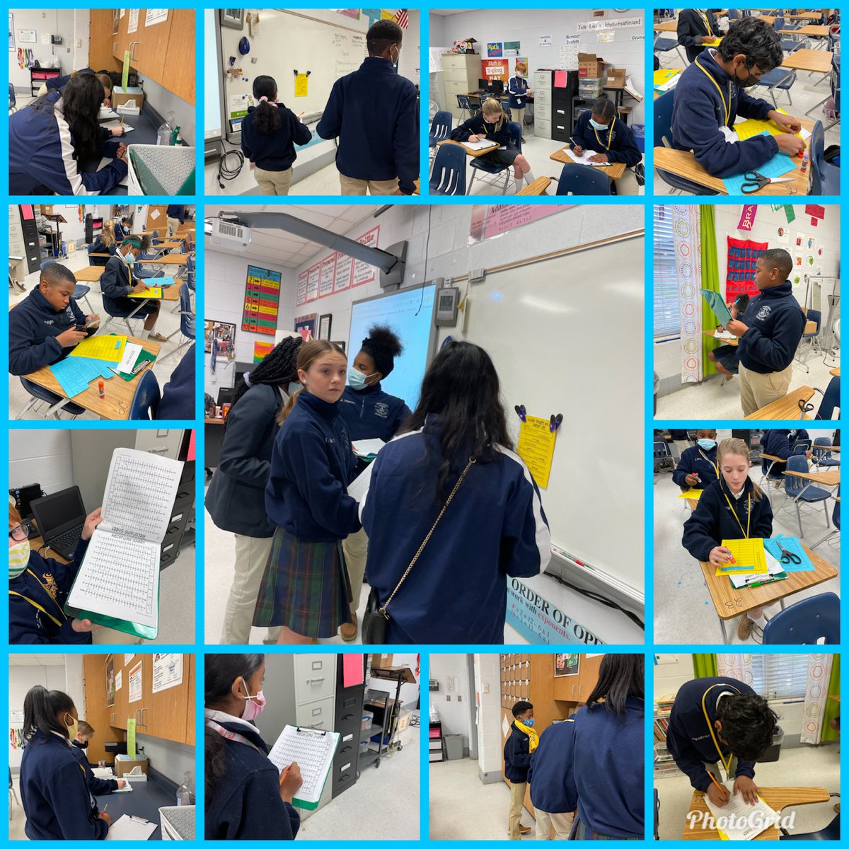 msfoster4's tweet image. Today my students @PhillipsPrepIB enjoyed working in collaborative groups at Integer Operations Stations throughout our classroom. #mathematicians #makesenseofmath