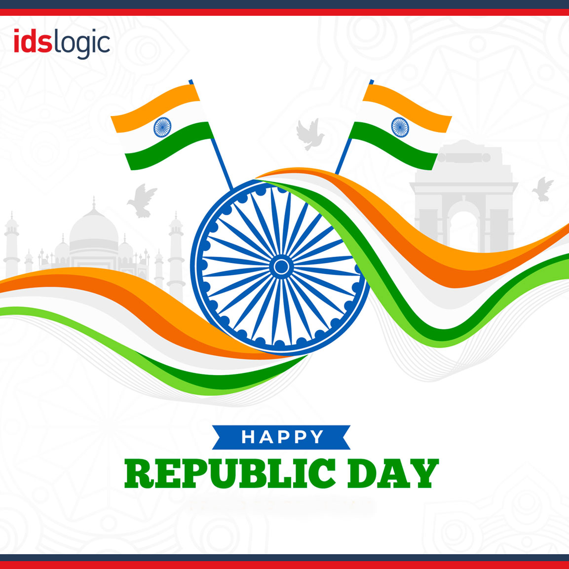 idswebhosting's tweet image. Wishing a very Happy Republic Day to everyone. Let’s celebrate this special day with patriotism and promise to keep our flag soaring high in the sky with pride and dignity. #HappyRepublicDay2022 #HappyRepublicDay #RepublicDay #republicdayindia #Republicday2022