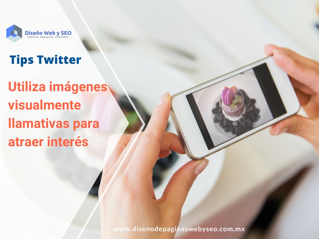 PaginasWebySEO's tweet photo. #TipsTwitter Utiliza imágenes visualmente llamativas para atraer interés. https://t.co/MUBmbCBeW9 https://t.co/5rjemhGq9Z