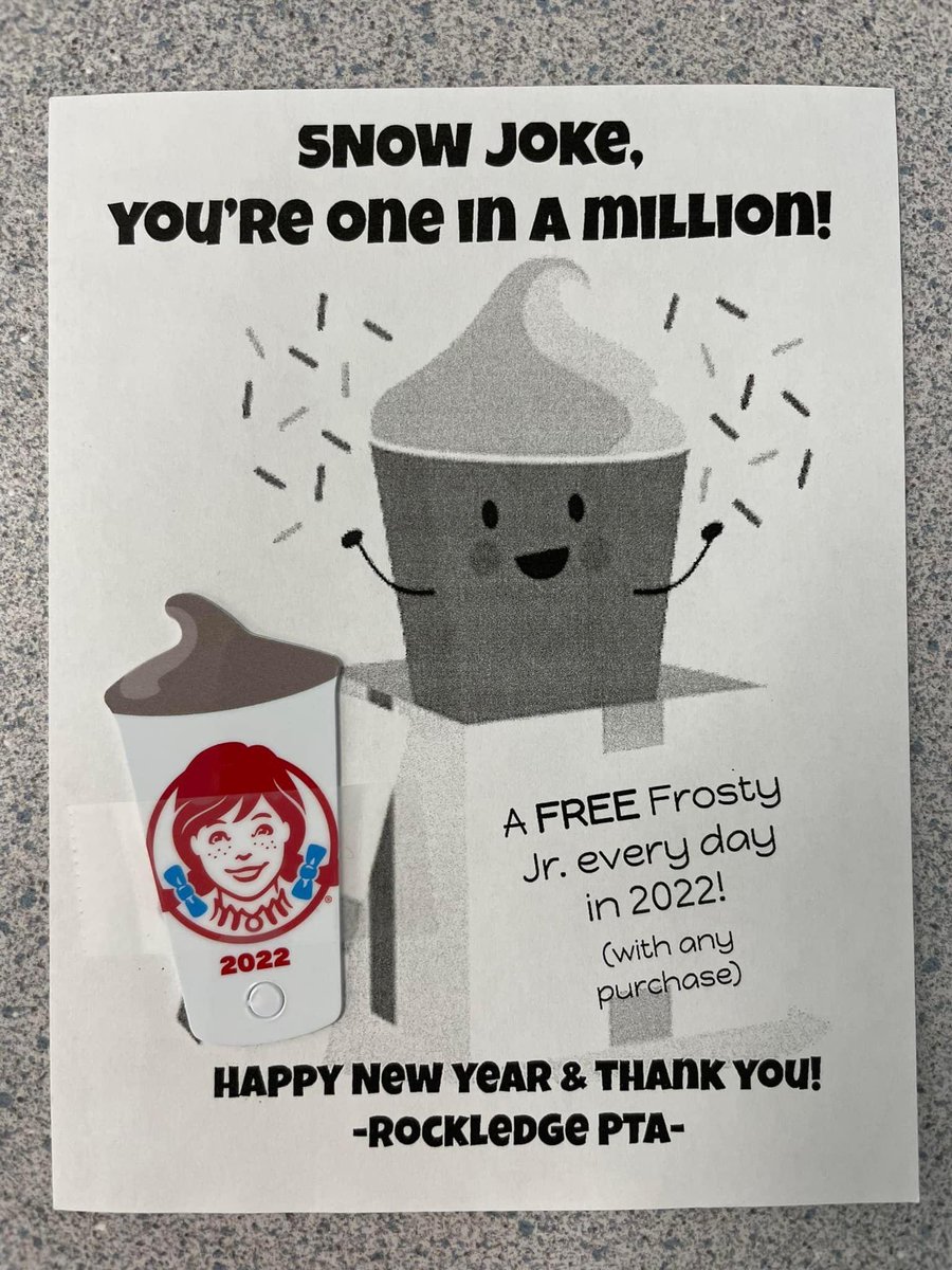 RockledgePWCS's tweet photo. Thank you to our PTA for this frosty treat for staff that will last us all year! https://t.co/U80nbRlD2i