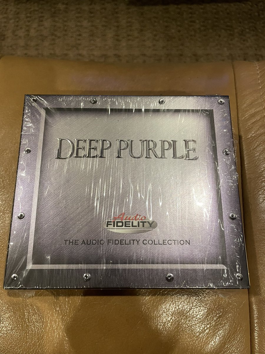clanceman65's tweet photo. The #DeepPurple #AudioFidelity box - mastered by Steve Hoffman 2013 #analogue #compactdisc https://t.co/tLNUEIt4BA