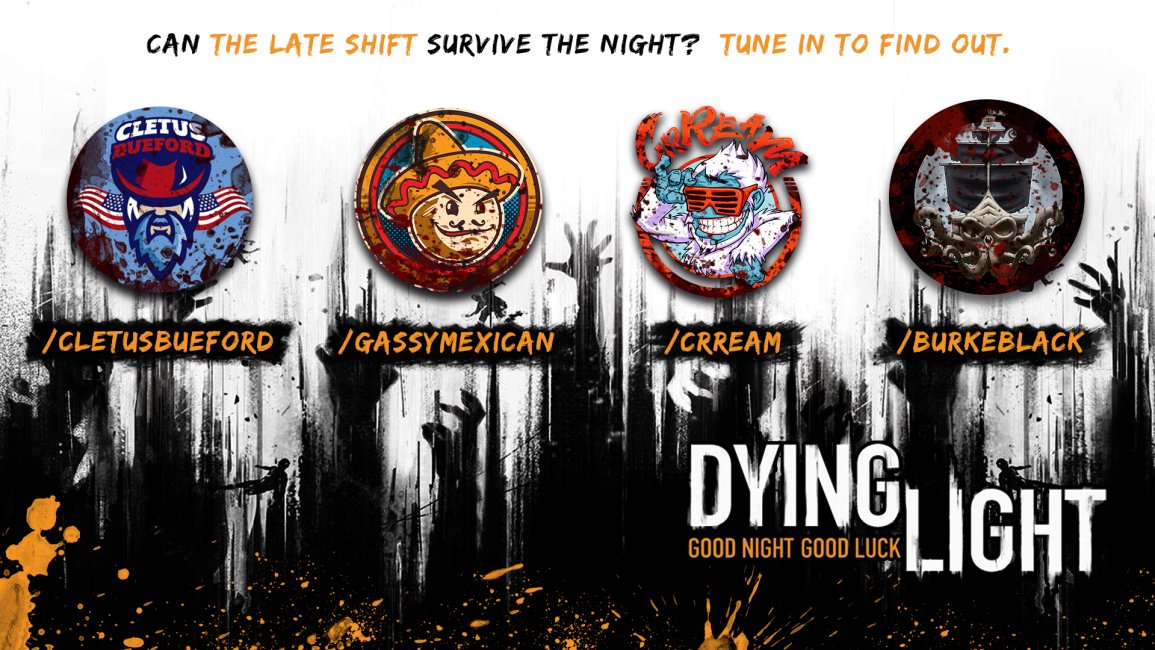 CrReaM's tweet photo. L I V E

Chattin for a bit and then we begin our playthrough of Dying Light 1 + DLC w/ The Late Shift :D

https://t.co/rw3mWEZVDe https://t.co/AnZIxknXn6