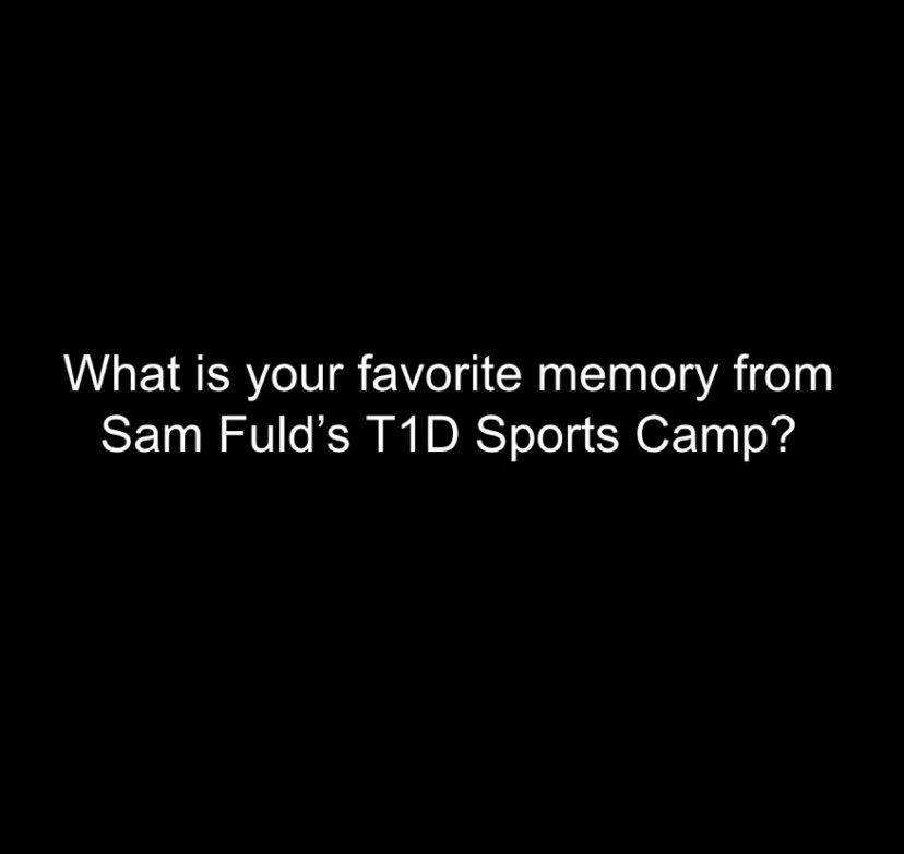 Share your favorite Camp memories with us! Don’t miss the chance to make more memories too! Register for camp today through the link in our bio! #SamFuldT1D