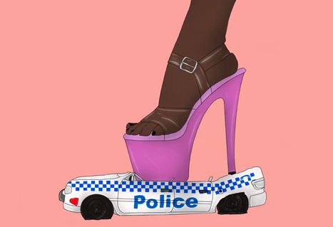 Today is not a date to celebrate. Solidarity to all Aboriginal and Torres Strait Islander people on this day of mourning and resistance, and love to Bla(c)k sex workers enduring yet another day of colonial noise. Always was, always will be. 

Art by tallulasrash for <a href="/DecoloniseSW/">Decolonise Sex Work</a>