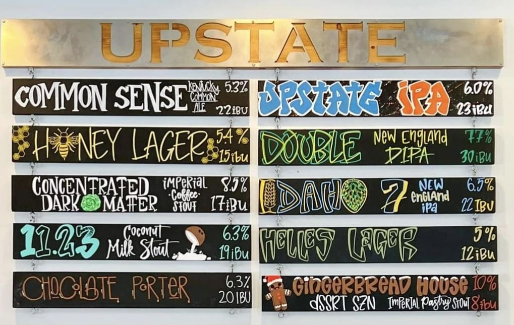 BrewBoardApp's tweet photo. A new tap list for Upstate Brewing Co in Elmira, NY was just uploaded!

#beer #craftbeer #beerstagram #instabeer #beerlover #beergeek #ipa #beeroclock #taplist https://t.co/Qdk3C832Dk