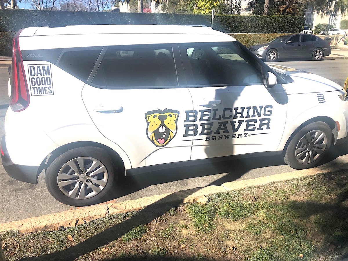 SBpermaculture's tweet photo. I have finally found a beer for Emily Fairfax - the beaver researcher/professor at UC Channel Islands  Belching Beaver Brewery on side of car park on street in Santa Barbara #Beavers https://t.co/ecjQCt99ZE